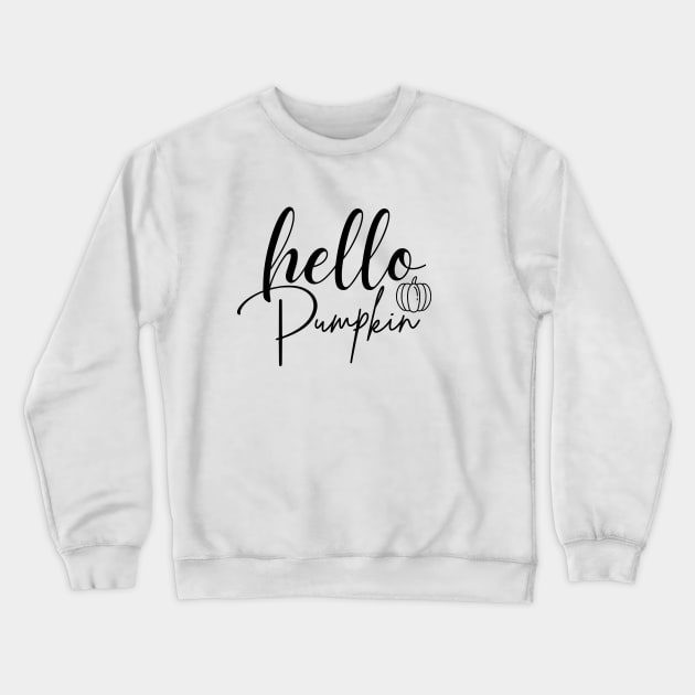 Hello pumpkin Crewneck Sweatshirt by Peach Lily Rainbow